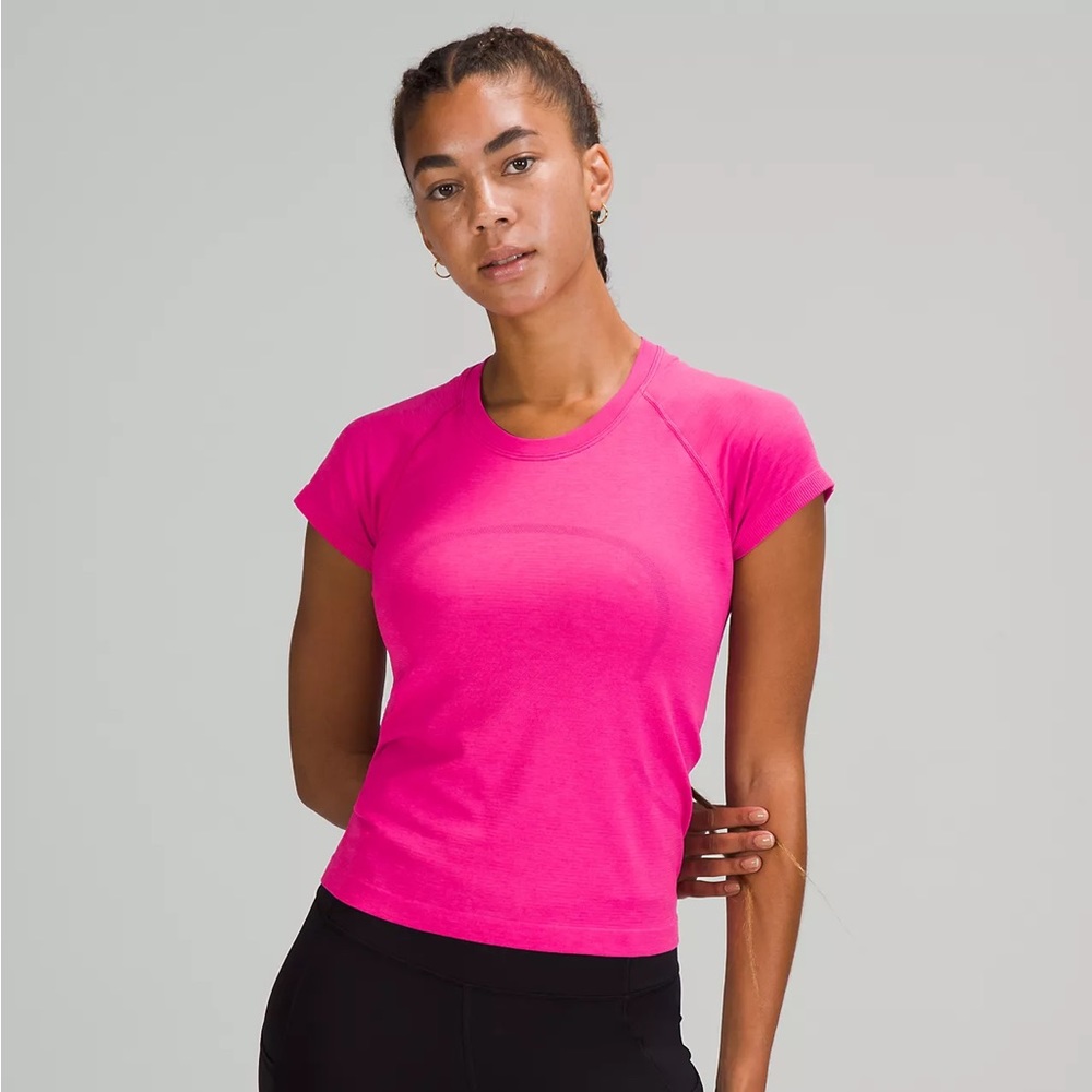 Lululemon Swiftly Tech Short-Sleeve Shirt in sonic pink